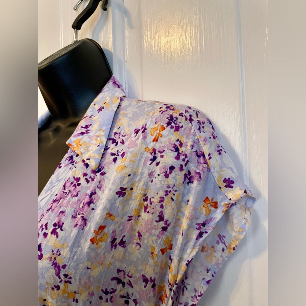131- Tie Belt Shirt Dress - Picture 4 of 10